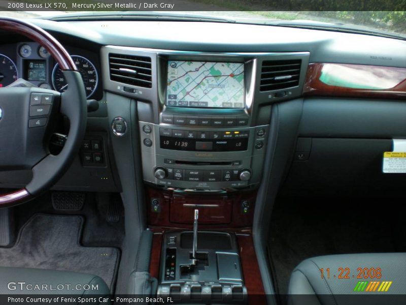 Mercury Silver Metallic / Dark Gray 2008 Lexus LX 570