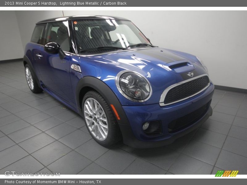 Lightning Blue Metallic / Carbon Black 2013 Mini Cooper S Hardtop