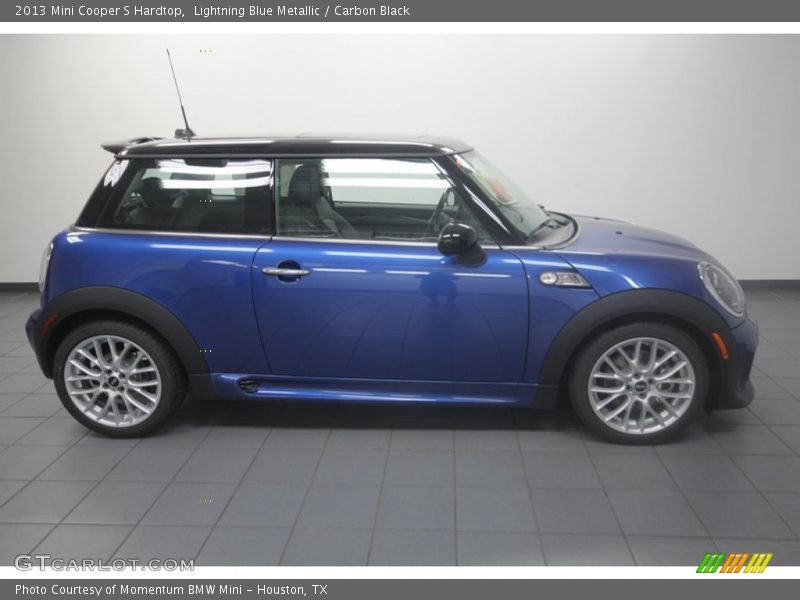 Lightning Blue Metallic / Carbon Black 2013 Mini Cooper S Hardtop