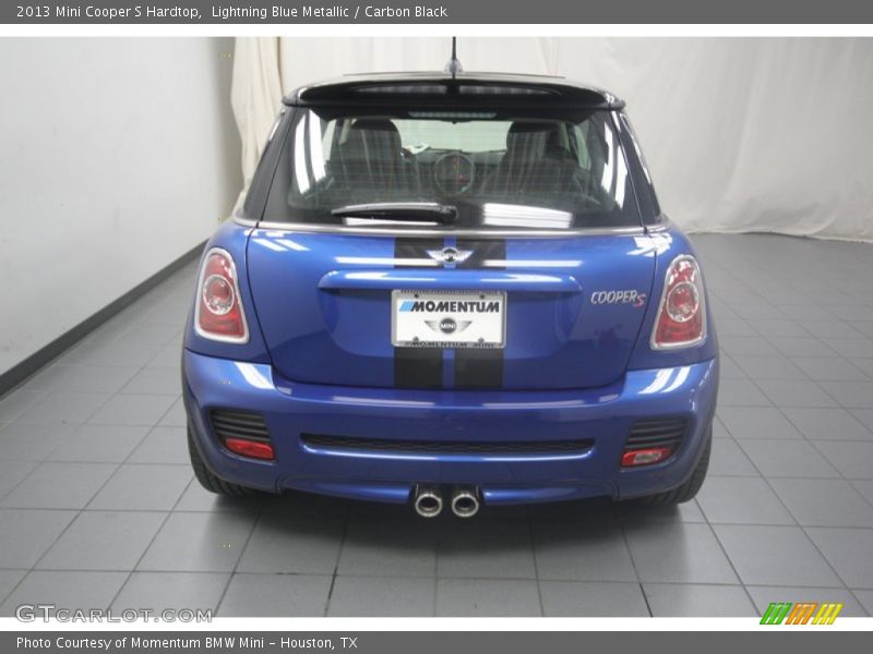Lightning Blue Metallic / Carbon Black 2013 Mini Cooper S Hardtop