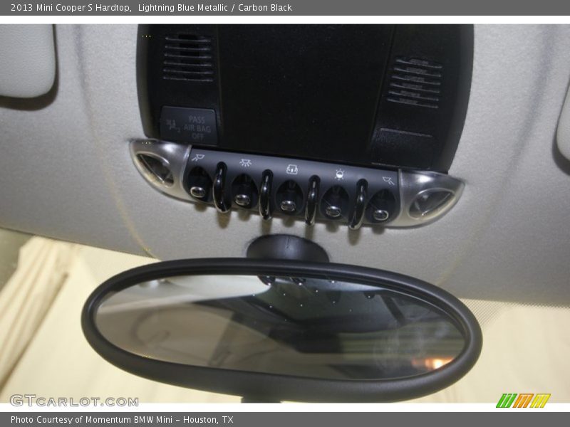 Lightning Blue Metallic / Carbon Black 2013 Mini Cooper S Hardtop