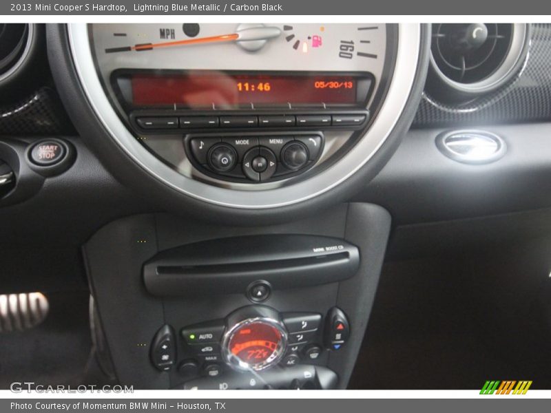 Lightning Blue Metallic / Carbon Black 2013 Mini Cooper S Hardtop