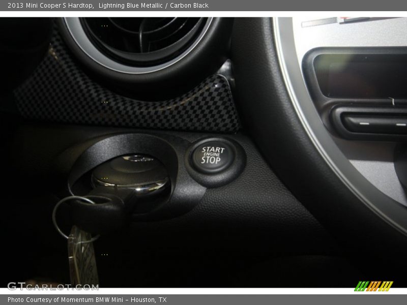Lightning Blue Metallic / Carbon Black 2013 Mini Cooper S Hardtop