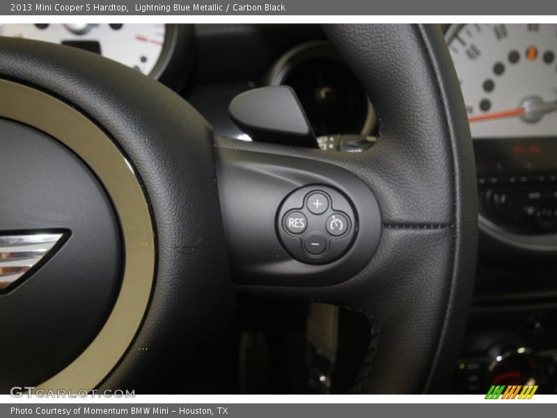 Lightning Blue Metallic / Carbon Black 2013 Mini Cooper S Hardtop
