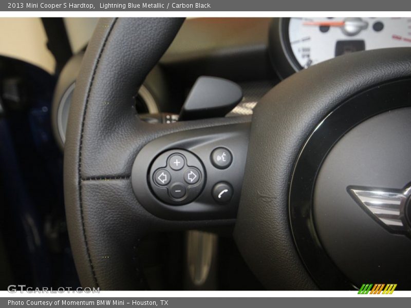 Lightning Blue Metallic / Carbon Black 2013 Mini Cooper S Hardtop
