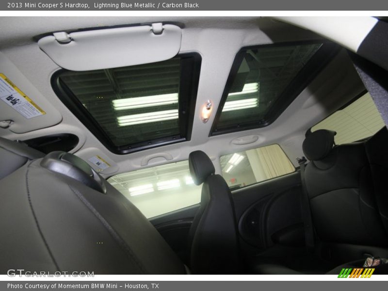Lightning Blue Metallic / Carbon Black 2013 Mini Cooper S Hardtop