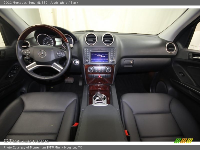 Arctic White / Black 2011 Mercedes-Benz ML 350
