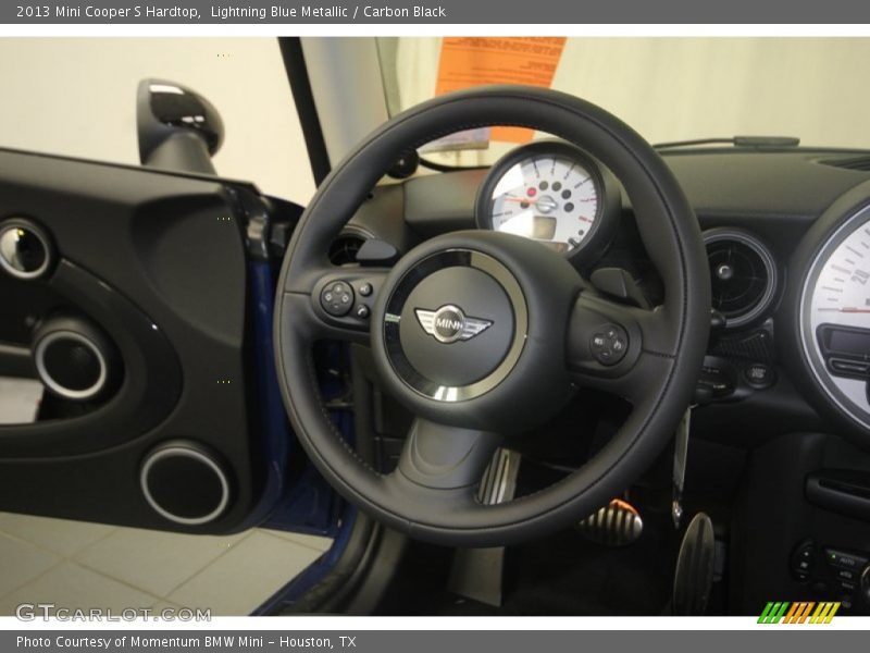Lightning Blue Metallic / Carbon Black 2013 Mini Cooper S Hardtop