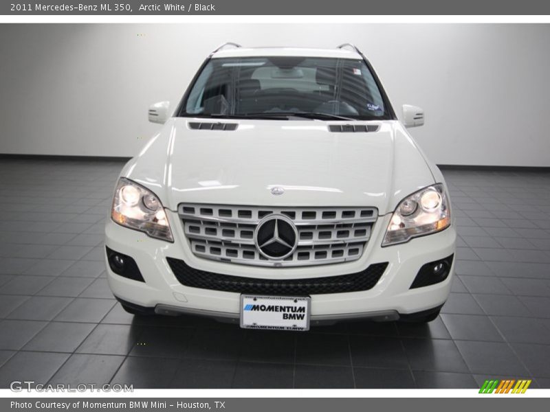 Arctic White / Black 2011 Mercedes-Benz ML 350