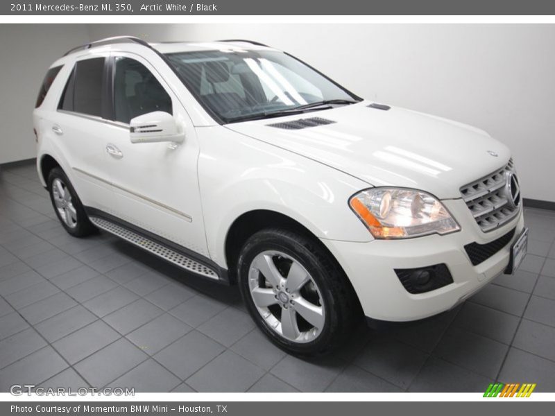 Arctic White / Black 2011 Mercedes-Benz ML 350