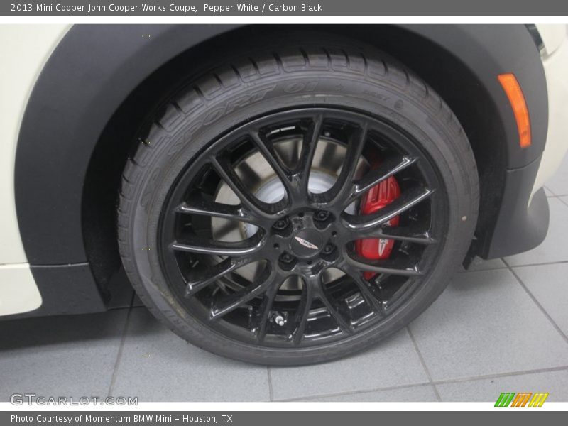 Pepper White / Carbon Black 2013 Mini Cooper John Cooper Works Coupe