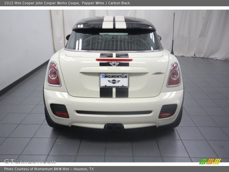 Pepper White / Carbon Black 2013 Mini Cooper John Cooper Works Coupe