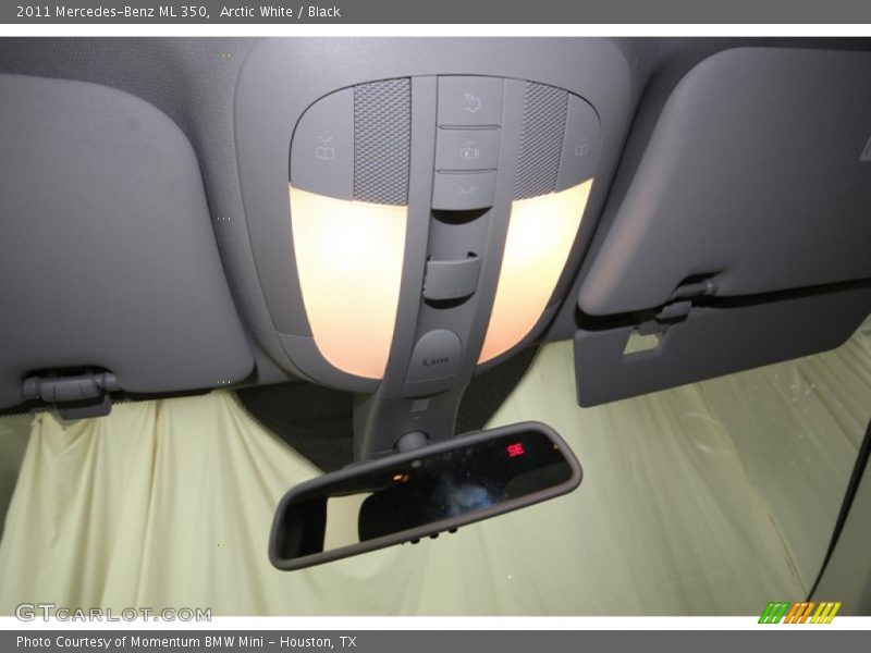 Arctic White / Black 2011 Mercedes-Benz ML 350