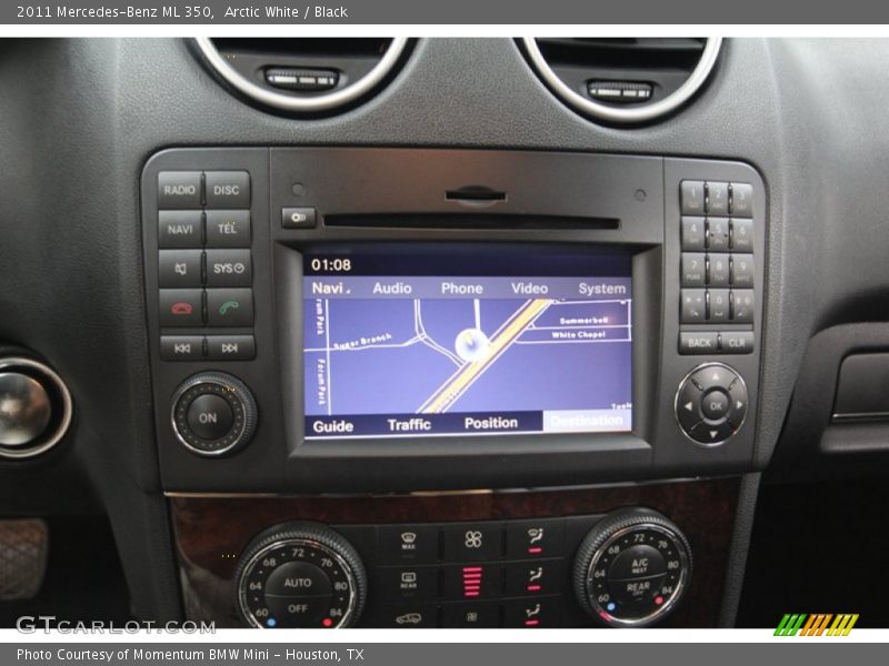 Arctic White / Black 2011 Mercedes-Benz ML 350