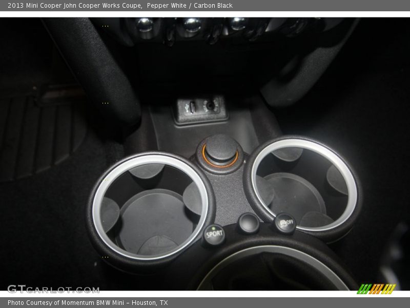 Pepper White / Carbon Black 2013 Mini Cooper John Cooper Works Coupe