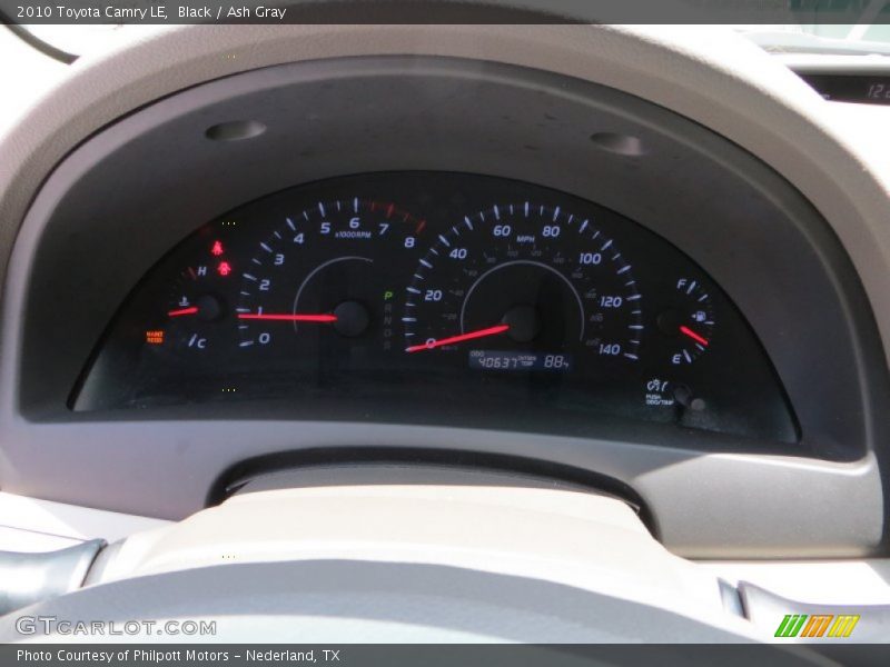 Black / Ash Gray 2010 Toyota Camry LE