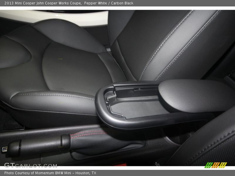 Pepper White / Carbon Black 2013 Mini Cooper John Cooper Works Coupe