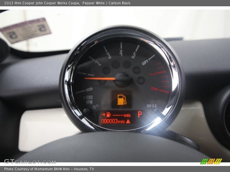 Pepper White / Carbon Black 2013 Mini Cooper John Cooper Works Coupe