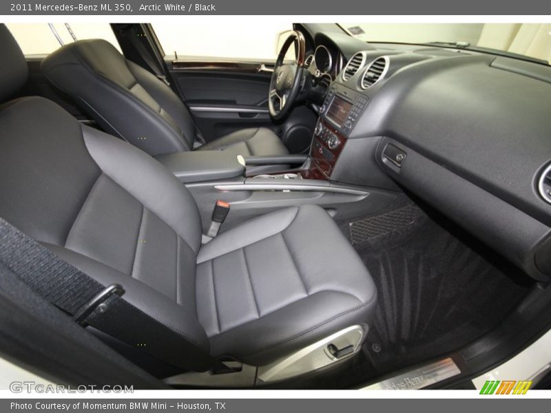 Arctic White / Black 2011 Mercedes-Benz ML 350