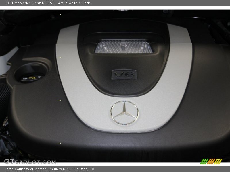 Arctic White / Black 2011 Mercedes-Benz ML 350