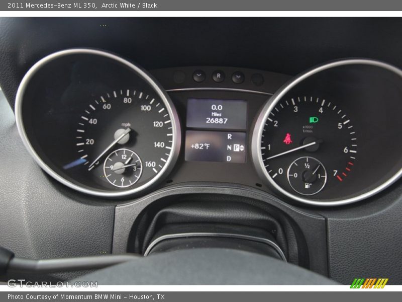 Arctic White / Black 2011 Mercedes-Benz ML 350