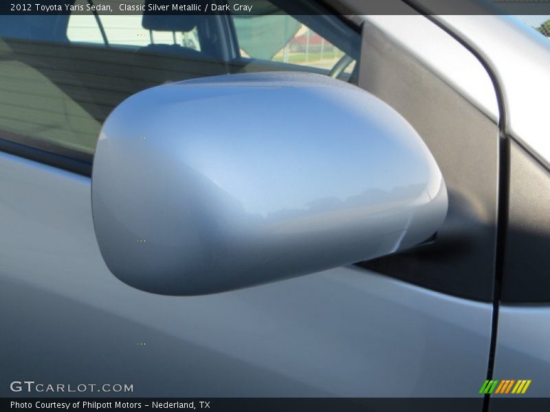 Classic Silver Metallic / Dark Gray 2012 Toyota Yaris Sedan