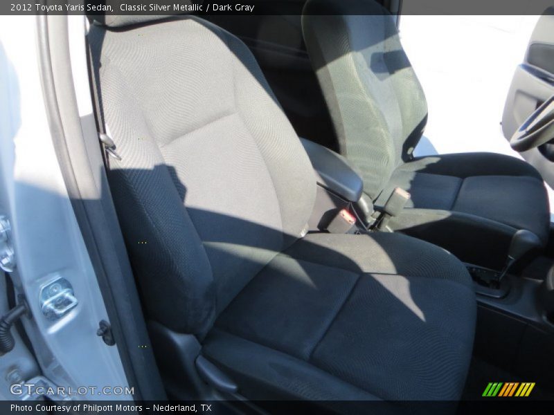 Classic Silver Metallic / Dark Gray 2012 Toyota Yaris Sedan