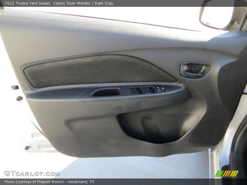 Classic Silver Metallic / Dark Gray 2012 Toyota Yaris Sedan
