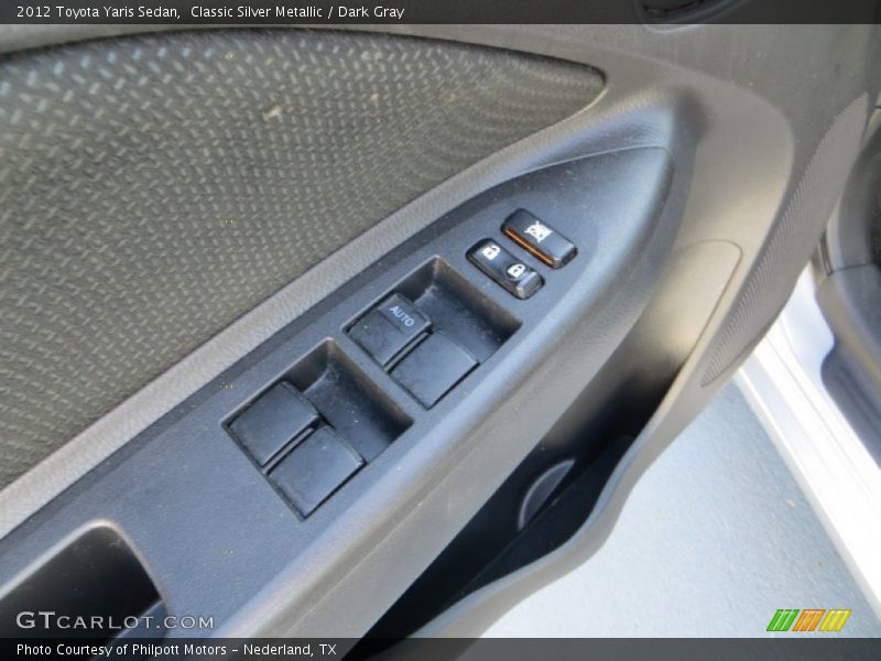 Classic Silver Metallic / Dark Gray 2012 Toyota Yaris Sedan