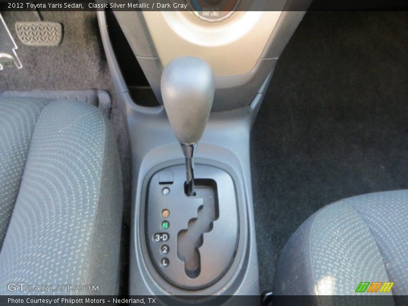 Classic Silver Metallic / Dark Gray 2012 Toyota Yaris Sedan