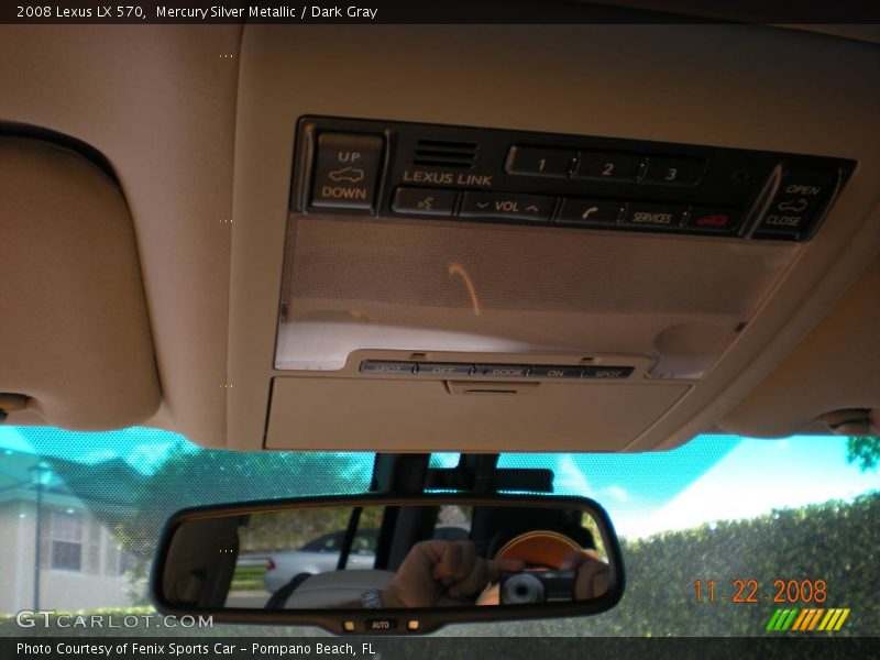 Mercury Silver Metallic / Dark Gray 2008 Lexus LX 570