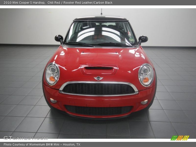 Chili Red / Rooster Red Leather/Carbon Black 2010 Mini Cooper S Hardtop