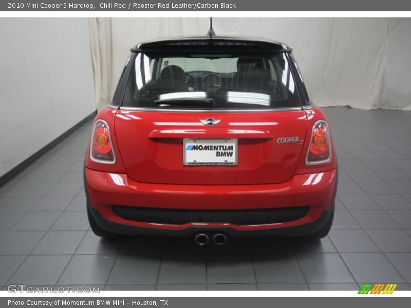 Chili Red / Rooster Red Leather/Carbon Black 2010 Mini Cooper S Hardtop