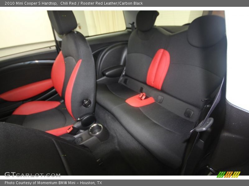 Chili Red / Rooster Red Leather/Carbon Black 2010 Mini Cooper S Hardtop