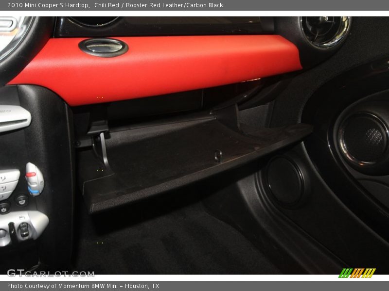 Chili Red / Rooster Red Leather/Carbon Black 2010 Mini Cooper S Hardtop