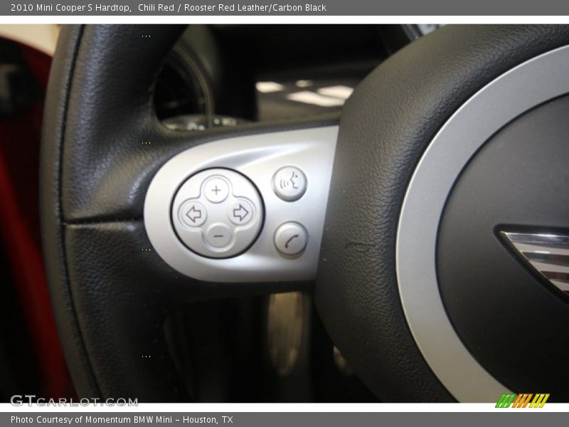 Chili Red / Rooster Red Leather/Carbon Black 2010 Mini Cooper S Hardtop