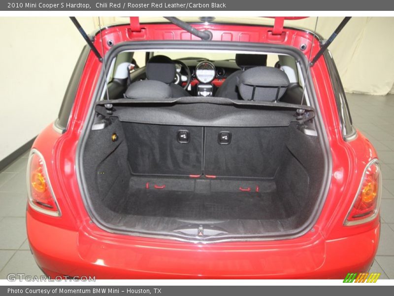 Chili Red / Rooster Red Leather/Carbon Black 2010 Mini Cooper S Hardtop