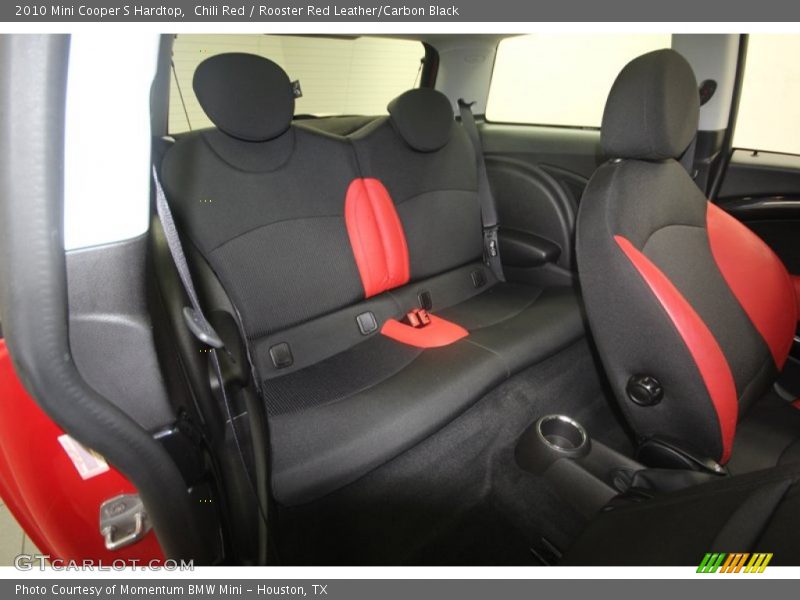 Chili Red / Rooster Red Leather/Carbon Black 2010 Mini Cooper S Hardtop