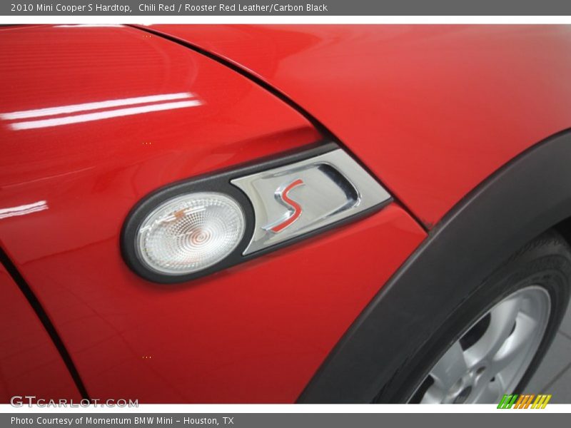 Chili Red / Rooster Red Leather/Carbon Black 2010 Mini Cooper S Hardtop