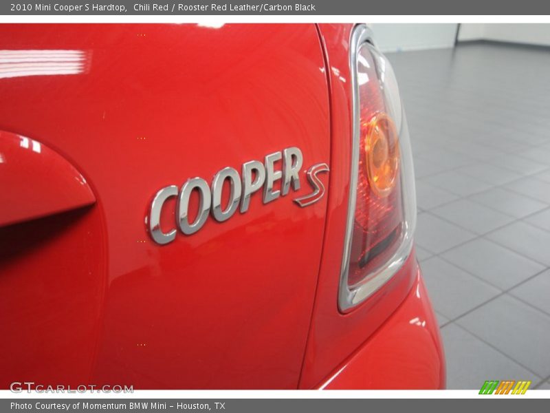 Chili Red / Rooster Red Leather/Carbon Black 2010 Mini Cooper S Hardtop