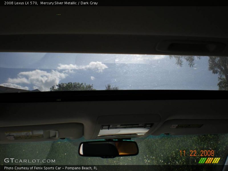 Mercury Silver Metallic / Dark Gray 2008 Lexus LX 570