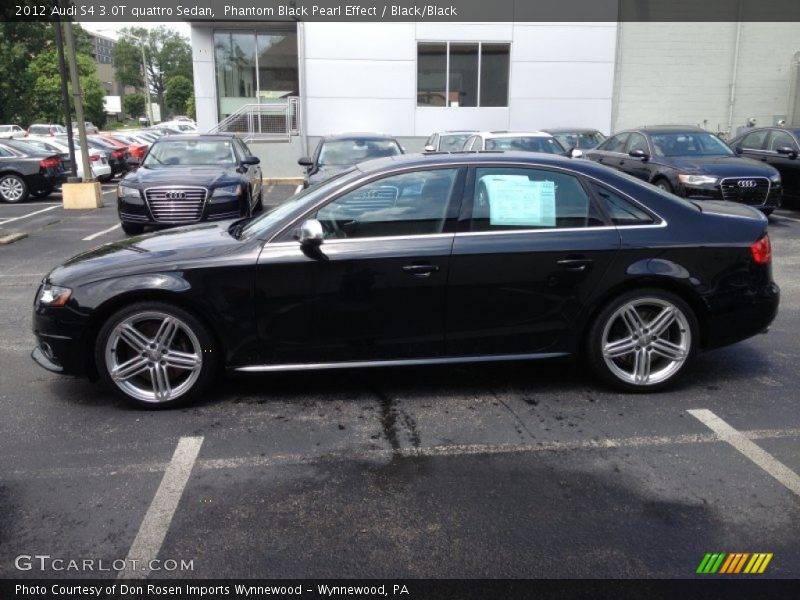  2012 S4 3.0T quattro Sedan Phantom Black Pearl Effect