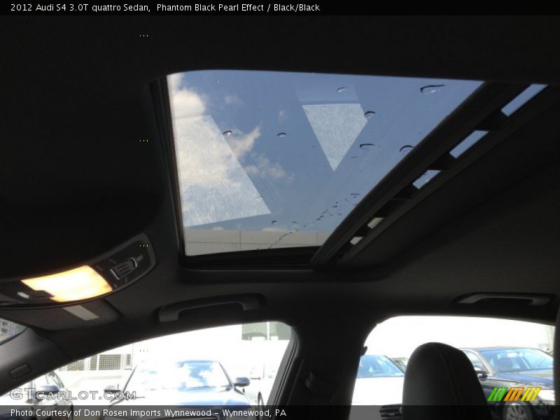 Phantom Black Pearl Effect / Black/Black 2012 Audi S4 3.0T quattro Sedan