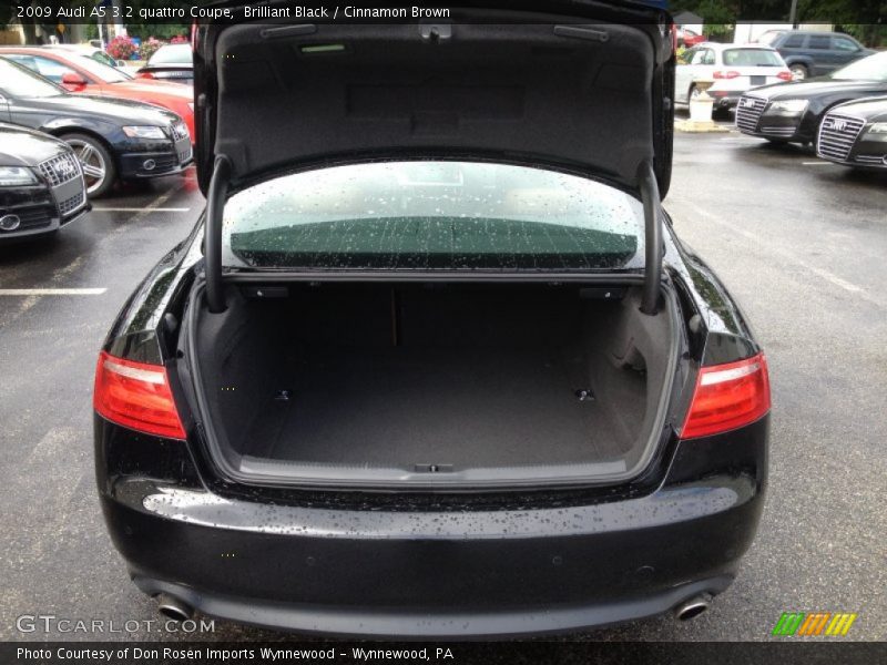 Brilliant Black / Cinnamon Brown 2009 Audi A5 3.2 quattro Coupe
