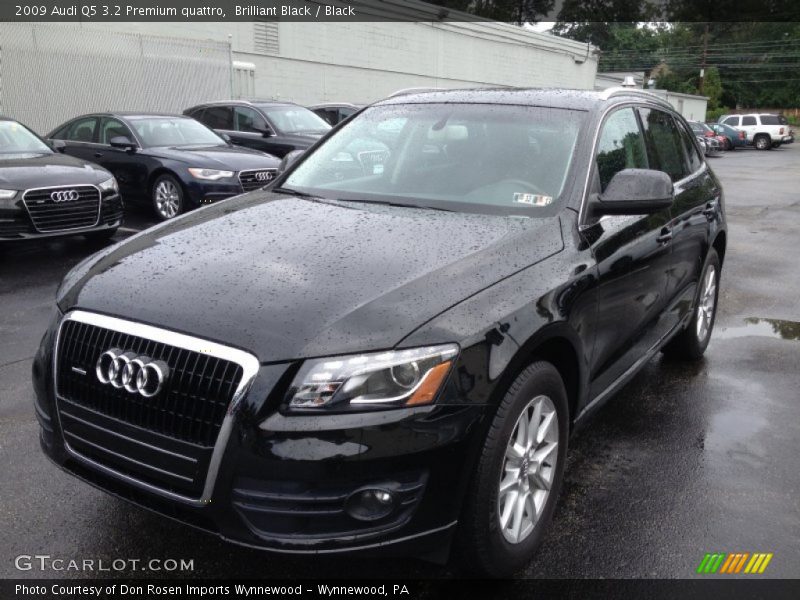 Brilliant Black / Black 2009 Audi Q5 3.2 Premium quattro