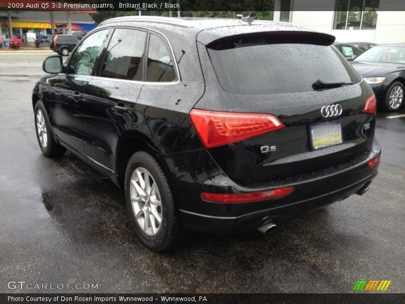 Brilliant Black / Black 2009 Audi Q5 3.2 Premium quattro