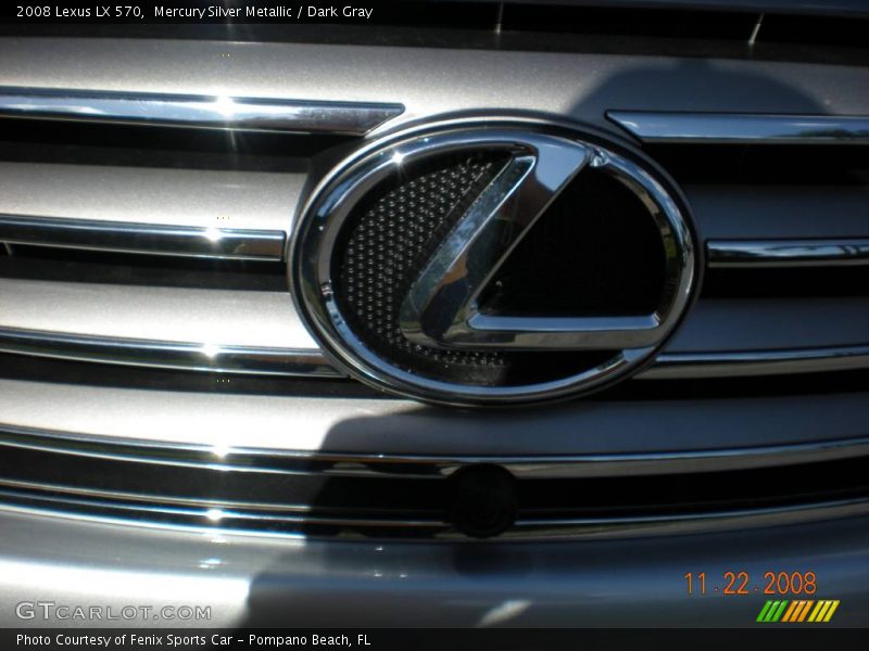 Mercury Silver Metallic / Dark Gray 2008 Lexus LX 570