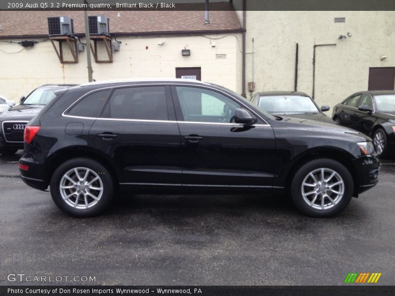Brilliant Black / Black 2009 Audi Q5 3.2 Premium quattro