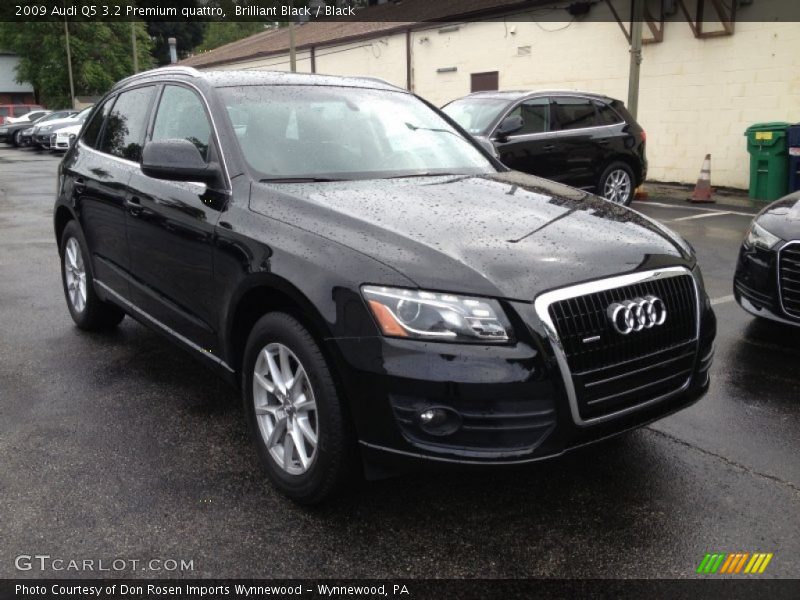 Brilliant Black / Black 2009 Audi Q5 3.2 Premium quattro