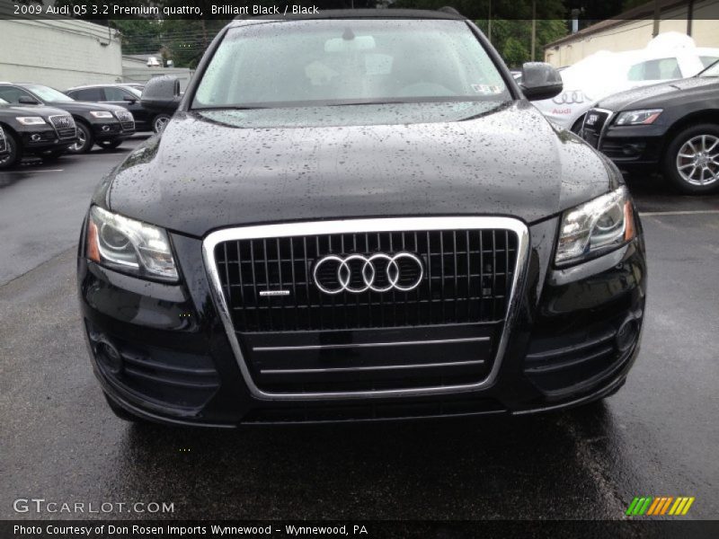 Brilliant Black / Black 2009 Audi Q5 3.2 Premium quattro
